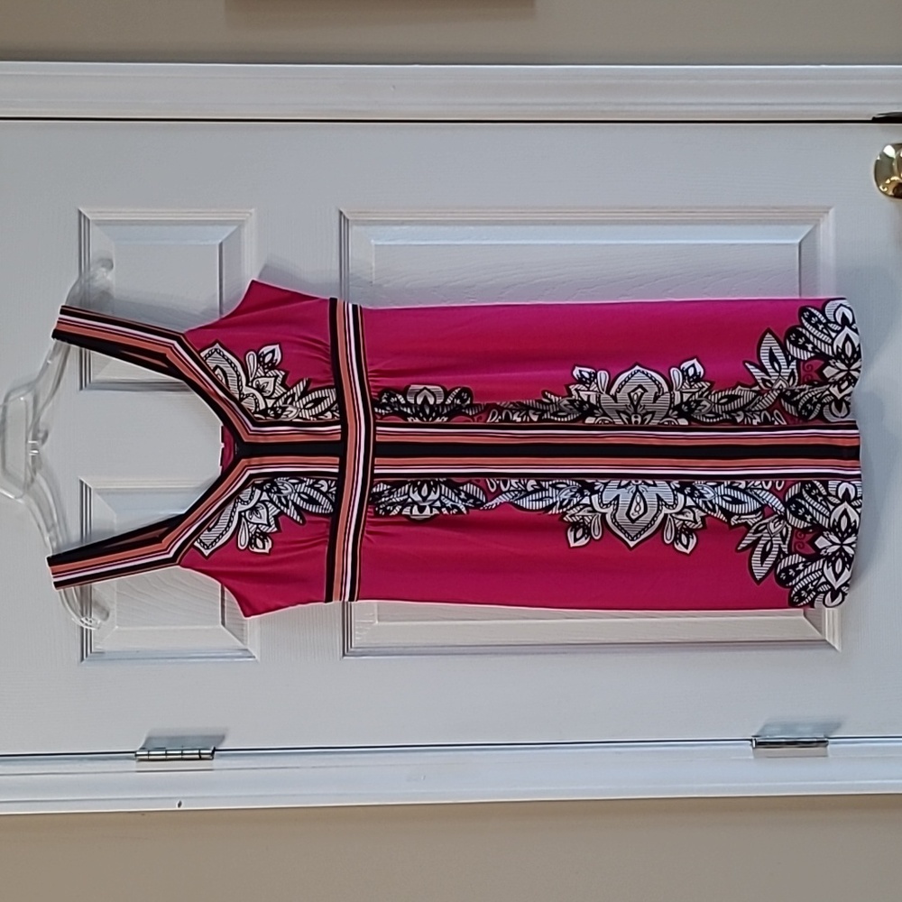 Fun Pink Summer Dress - Sz M